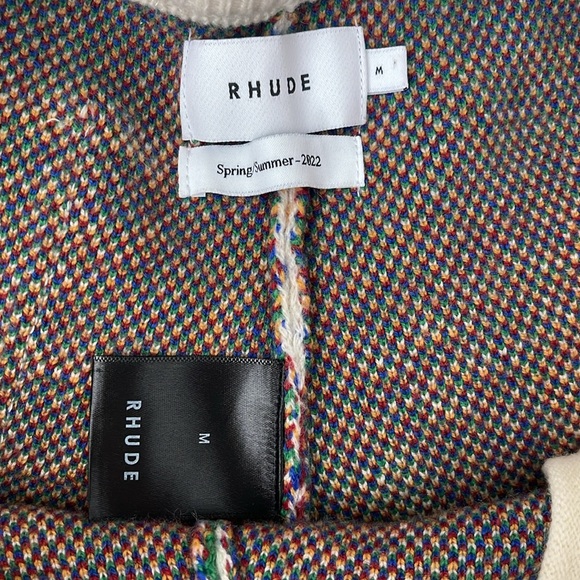 Rhude Cashmere and Wool Paisley Printed Shorts - Picture 5 of 7